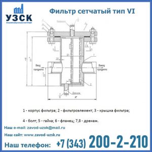 Фильтр сетчатый ФС по Т-ММ-11-2003 в Тюмени